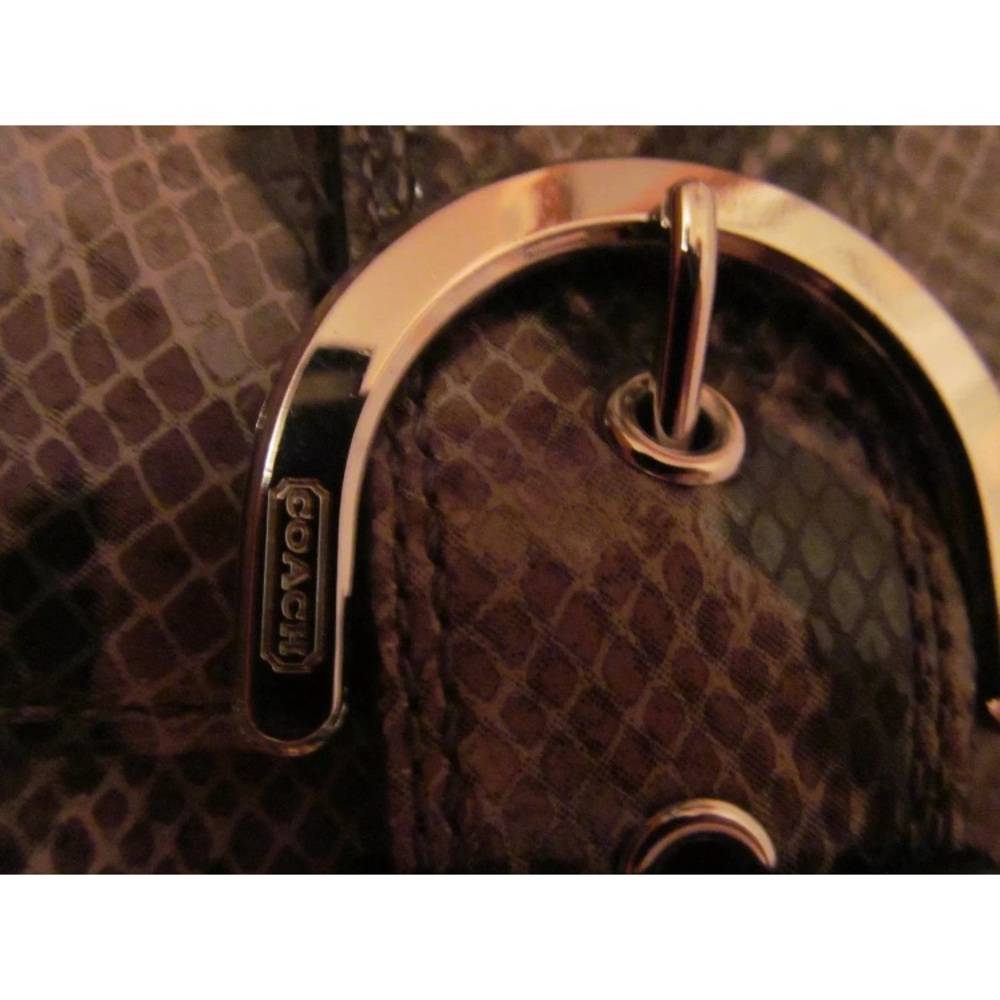 Coach Soho Swingback Python Flap Closer Bag - image 4